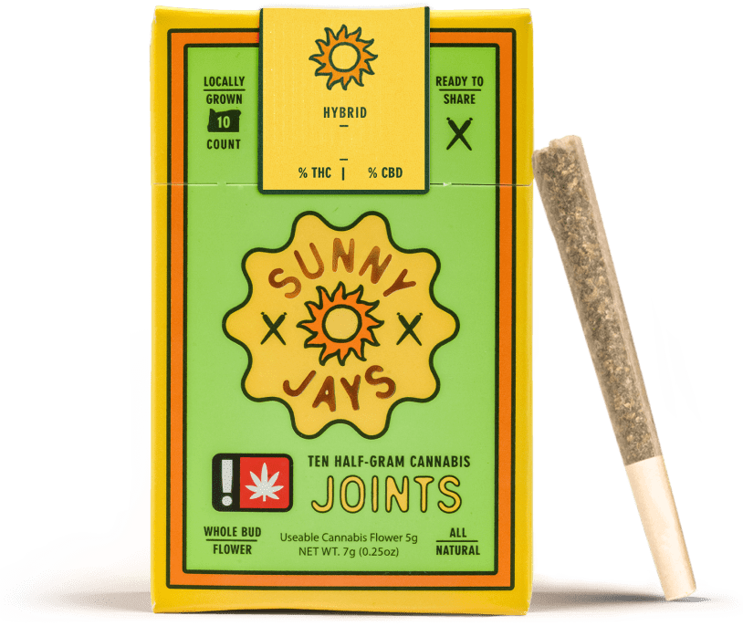 SUNNY JAYS - PREROLL - 10 PACK - INDICA - GUSH MINTZ