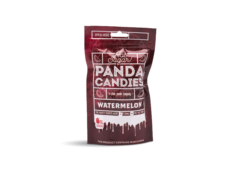 Sour Watermelon Panda Candies