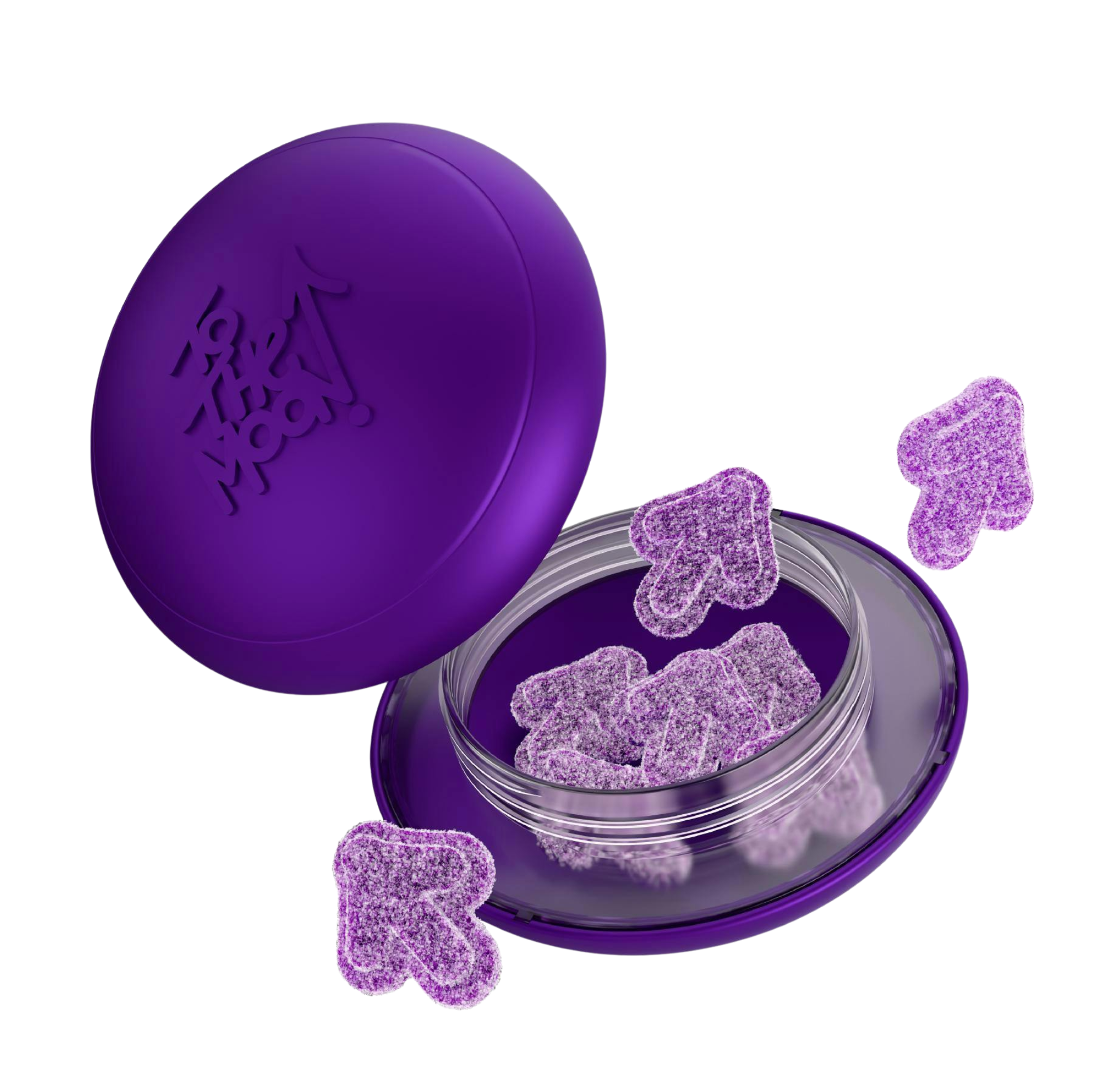 To The Moon Creative/Flow Grape Gazoo 10pk 10mg Sour Gummies