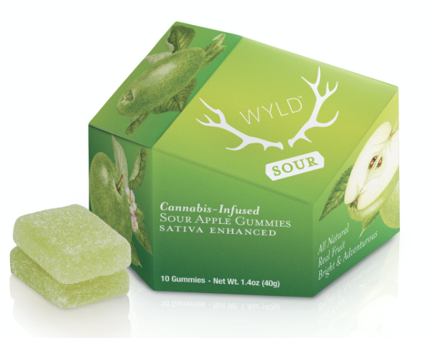 WYLD - Gummies - Sour Apple (S) (100mg)