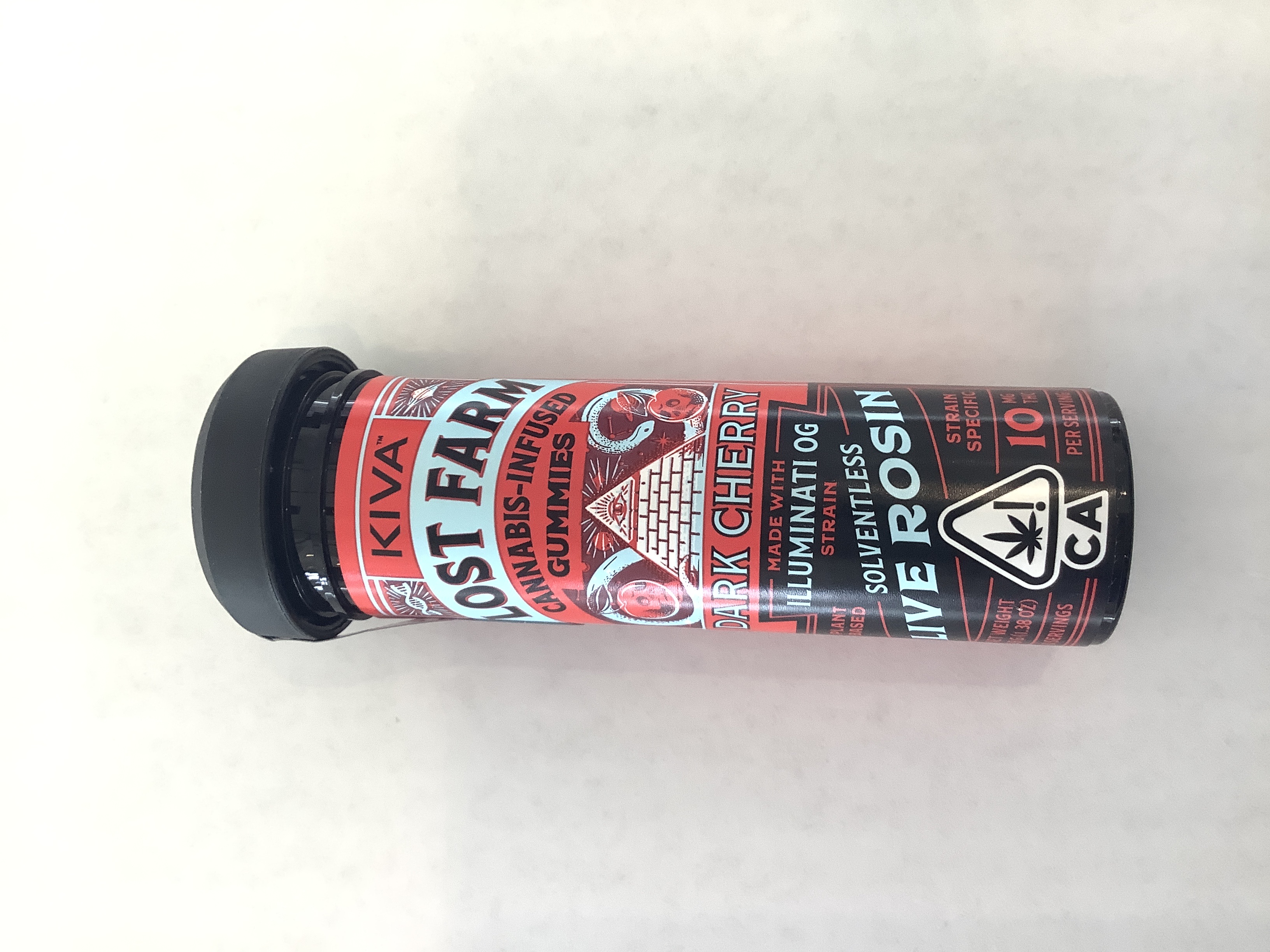 LOST FARMS - EDIBLE (GUMMIES) - - DARK CHERRY - ILLUMINATI OG ROSIN