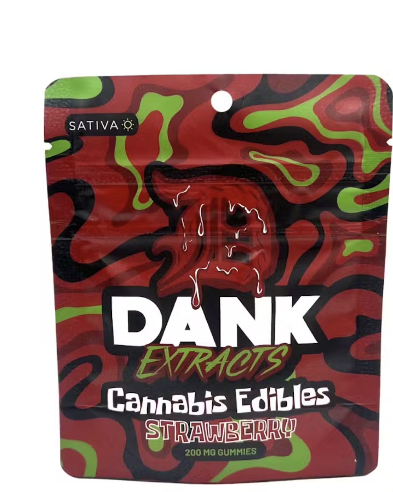 Dank: Strawberry (S) 200mg Gummies