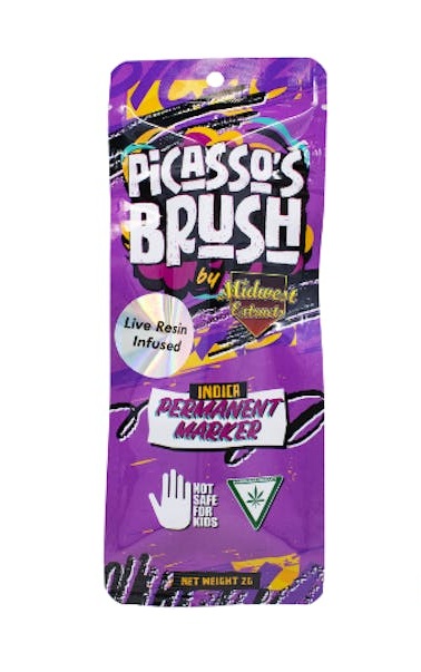 Picasso's Brush - Permanent Marker - Live Resin Dart
