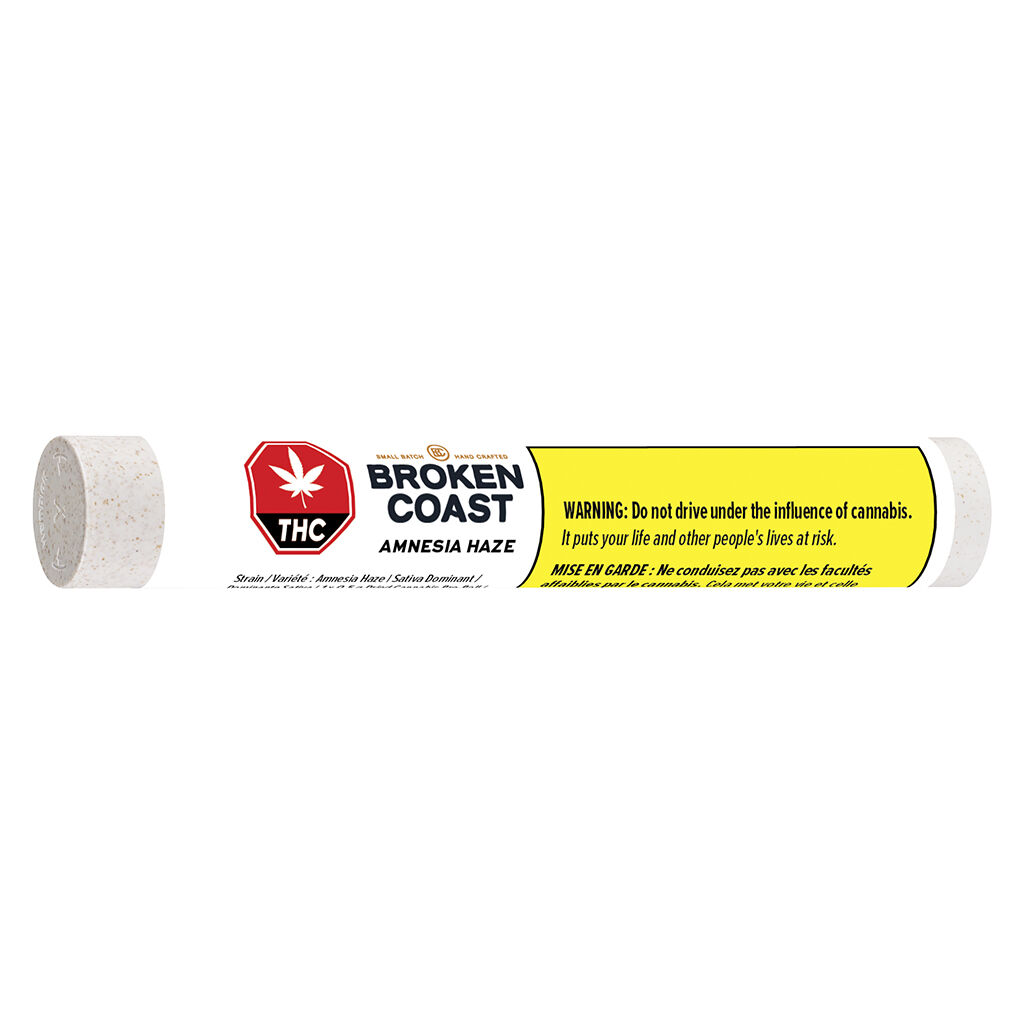 Broken Coast - Amnesia Haze Pre-Roll - 1x0.5g
