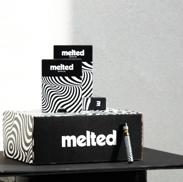 MELTED Cart 500mg: Super Silver Haze + Battery