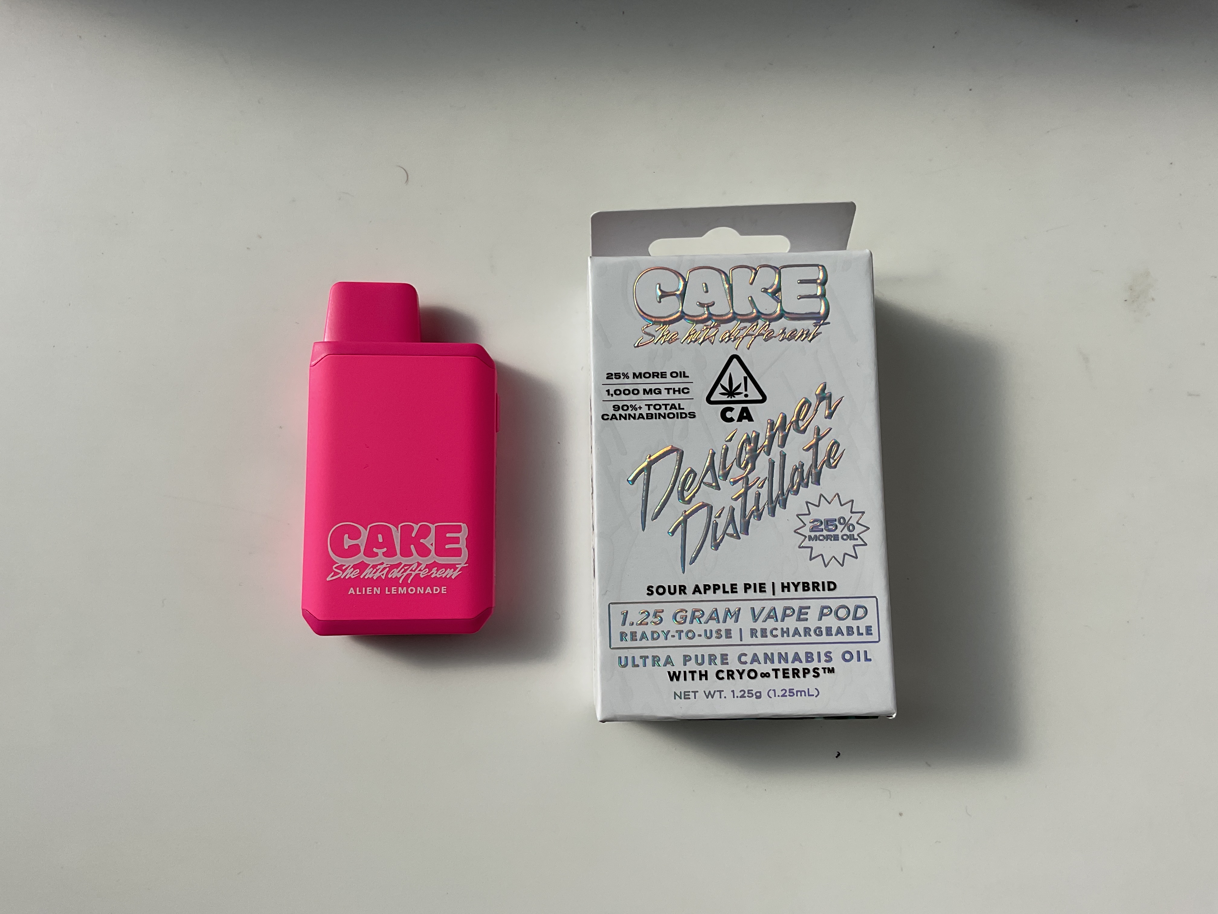 CAKE - DISPOSABLE (DISTILLATE) - - HYBRID - SOUR APPLE PIE