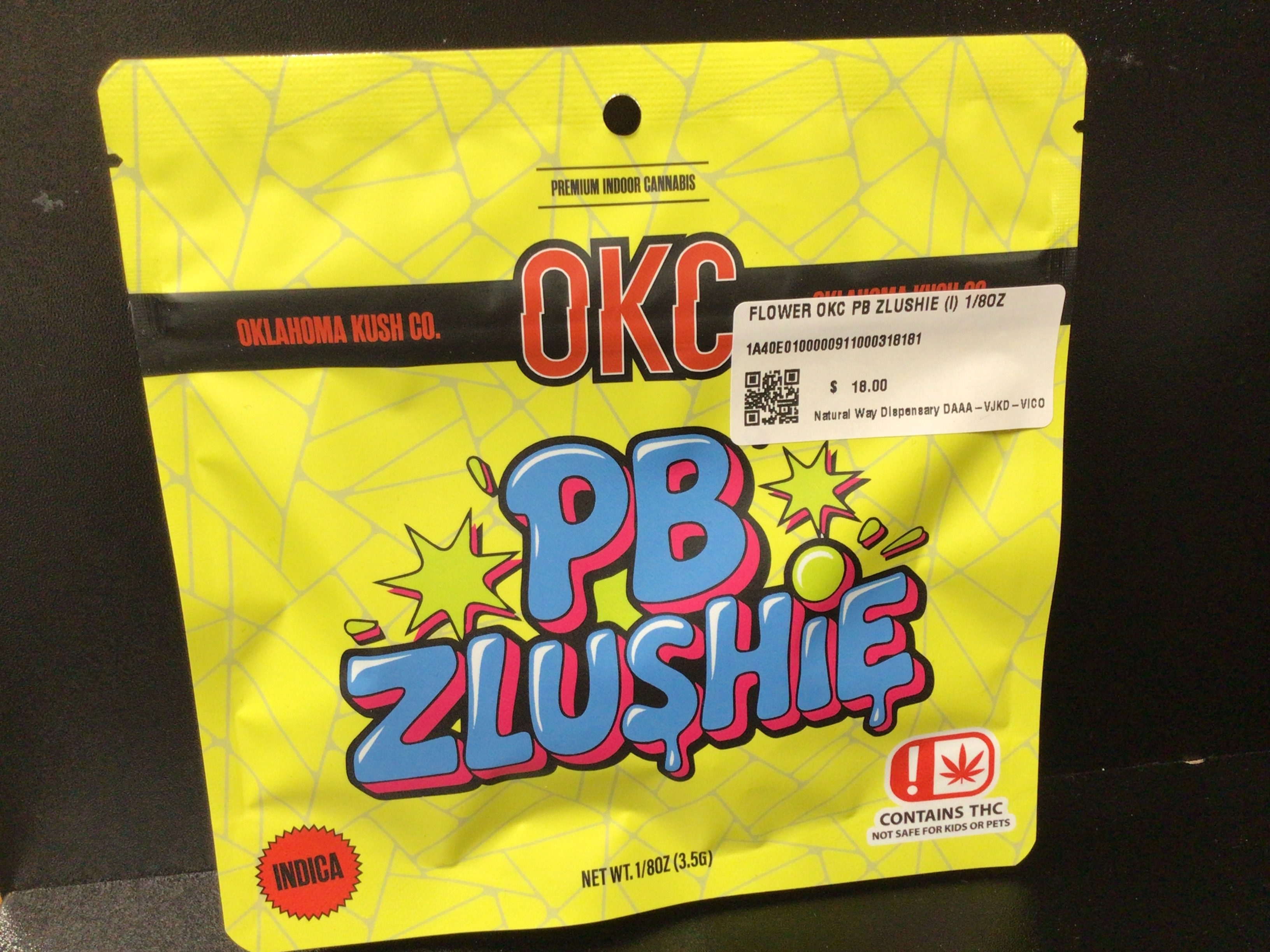FLOWER OKC PB ZLUSHIE (I) - 1/8oz in Elk City