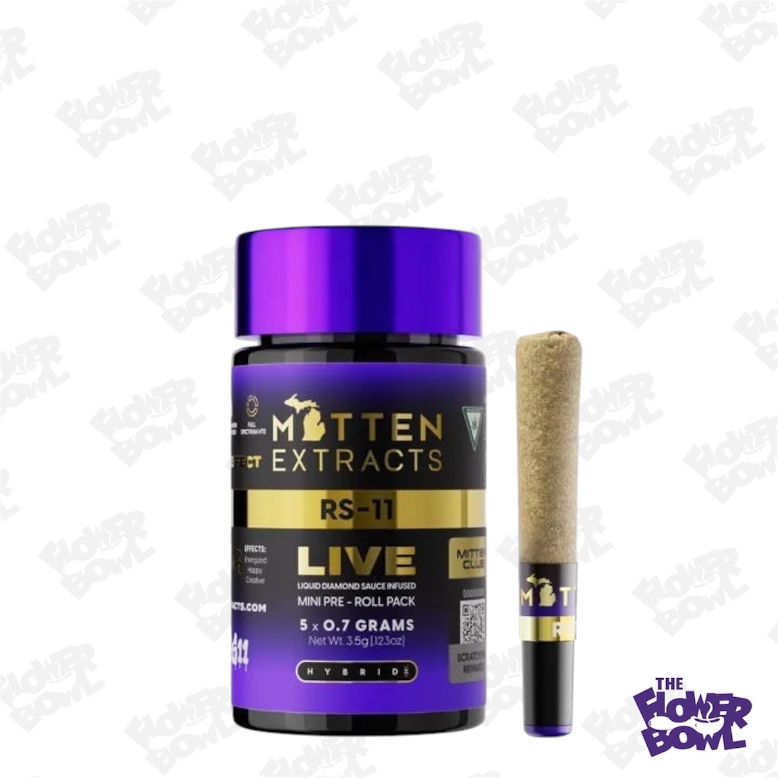 Mitten Extracts: RS11 (H) Live Sauce Infused Minis (5 x 0.7g)