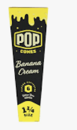 Pop Cones Banana Cream 1/4