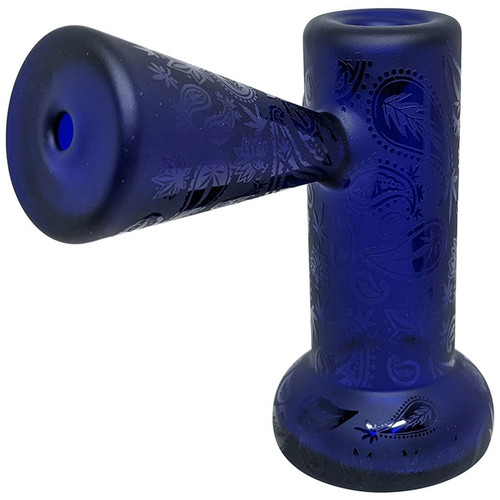 Dogg Lbs | Frosted Hazy Bubbler Hand Pipe - Blue | 4.5"