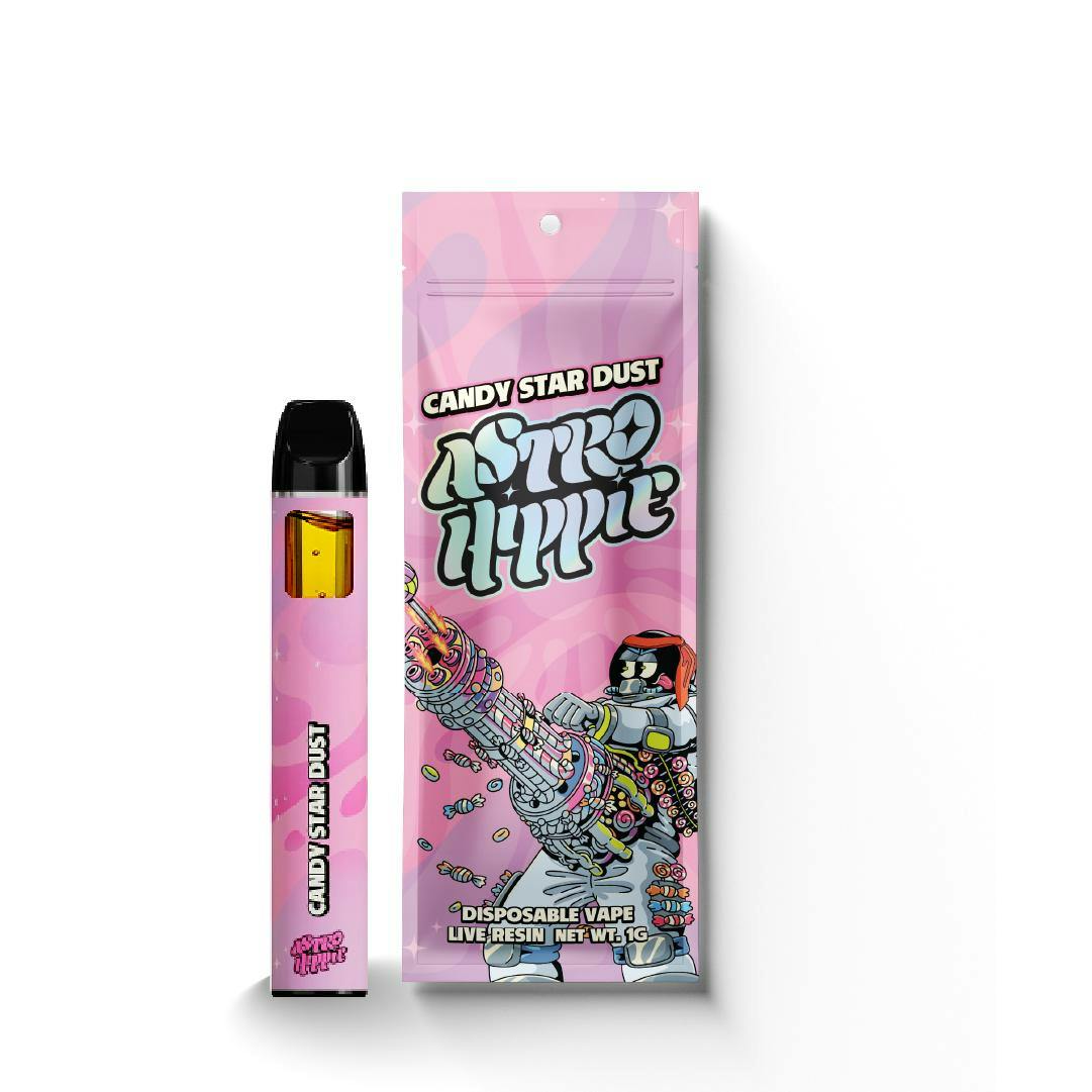Astro Hippie Live Resin Disposable | Candy Star Dust