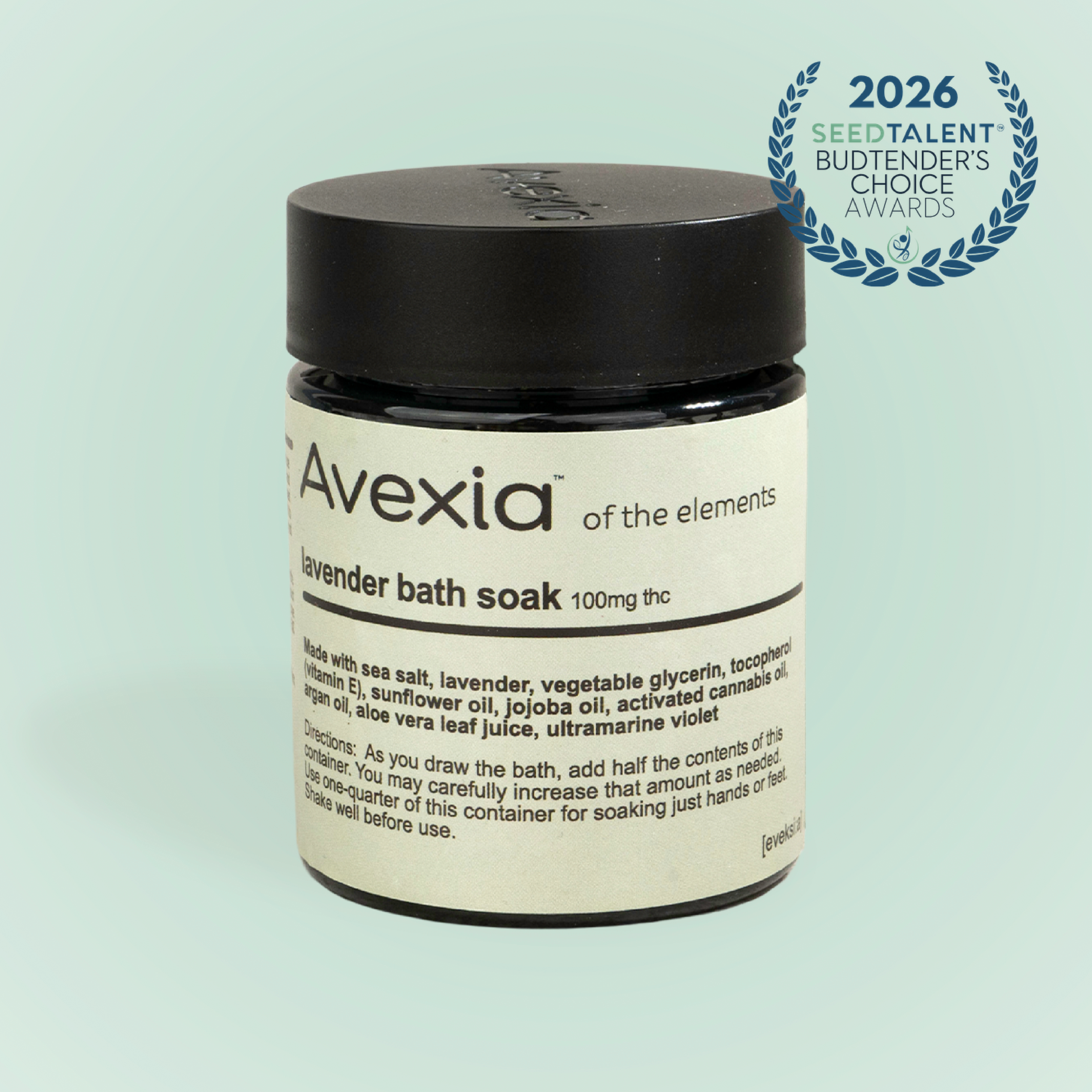 AVEXIA Leavender Epsom Salt Soak 100mg