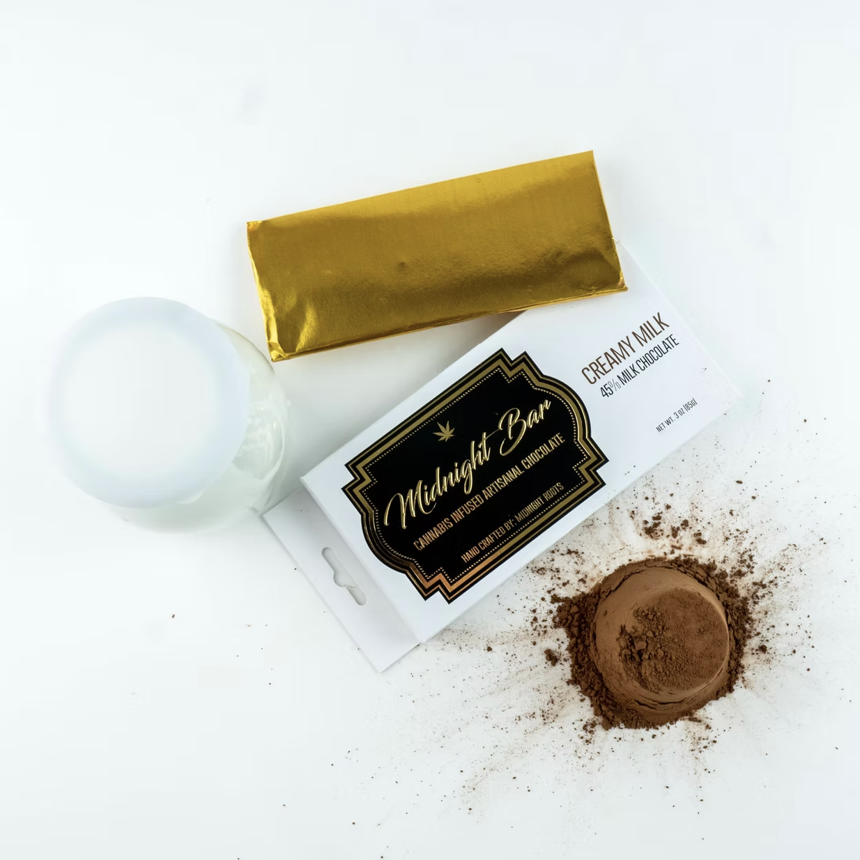 Midnight Roots | 200mg Bar | Milk Chocolate