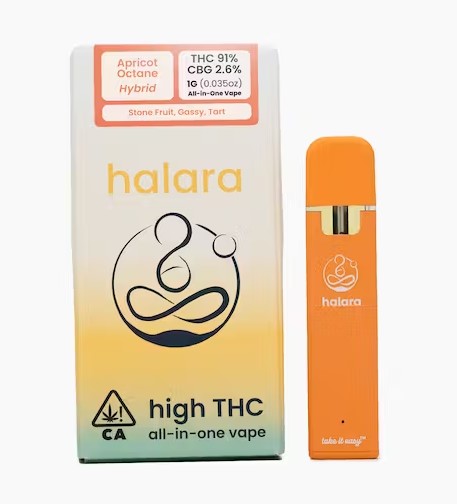 Halara Apricot Octane THC All In One
