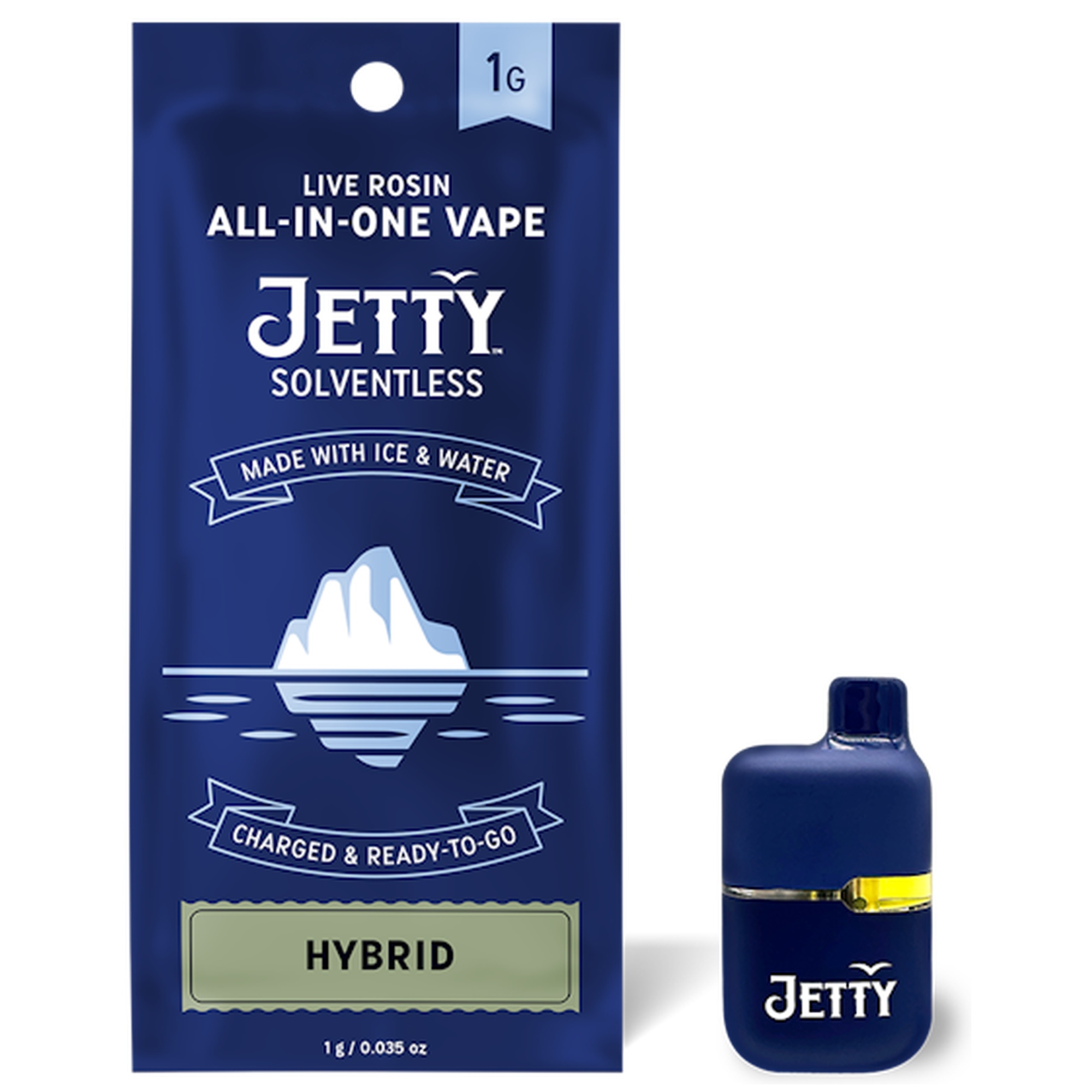 Gorilla Mash | Solventless Mini Tank AIO Vape | Hybrid | 1g