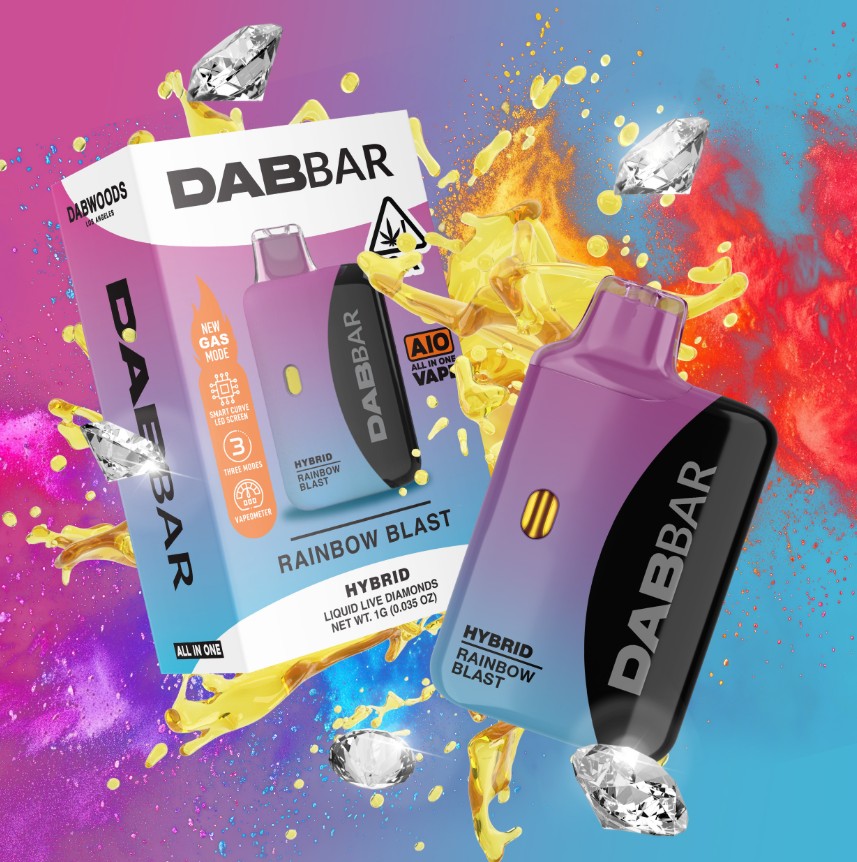 Dabwoods - Rainbow Blast (h) - Liquid Live Diamonds All In One - 1g