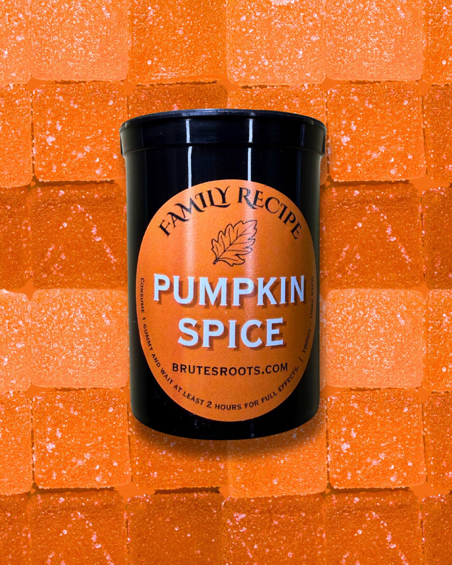 100mg - 10pk Edibles - Pumpkin Spice - Brute's Roots - REC