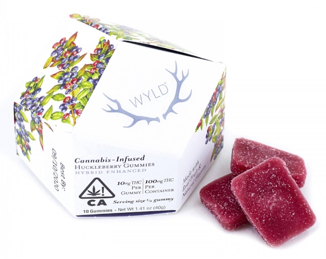 Gummy - 100mg Wyld 10pk - Huckleberry