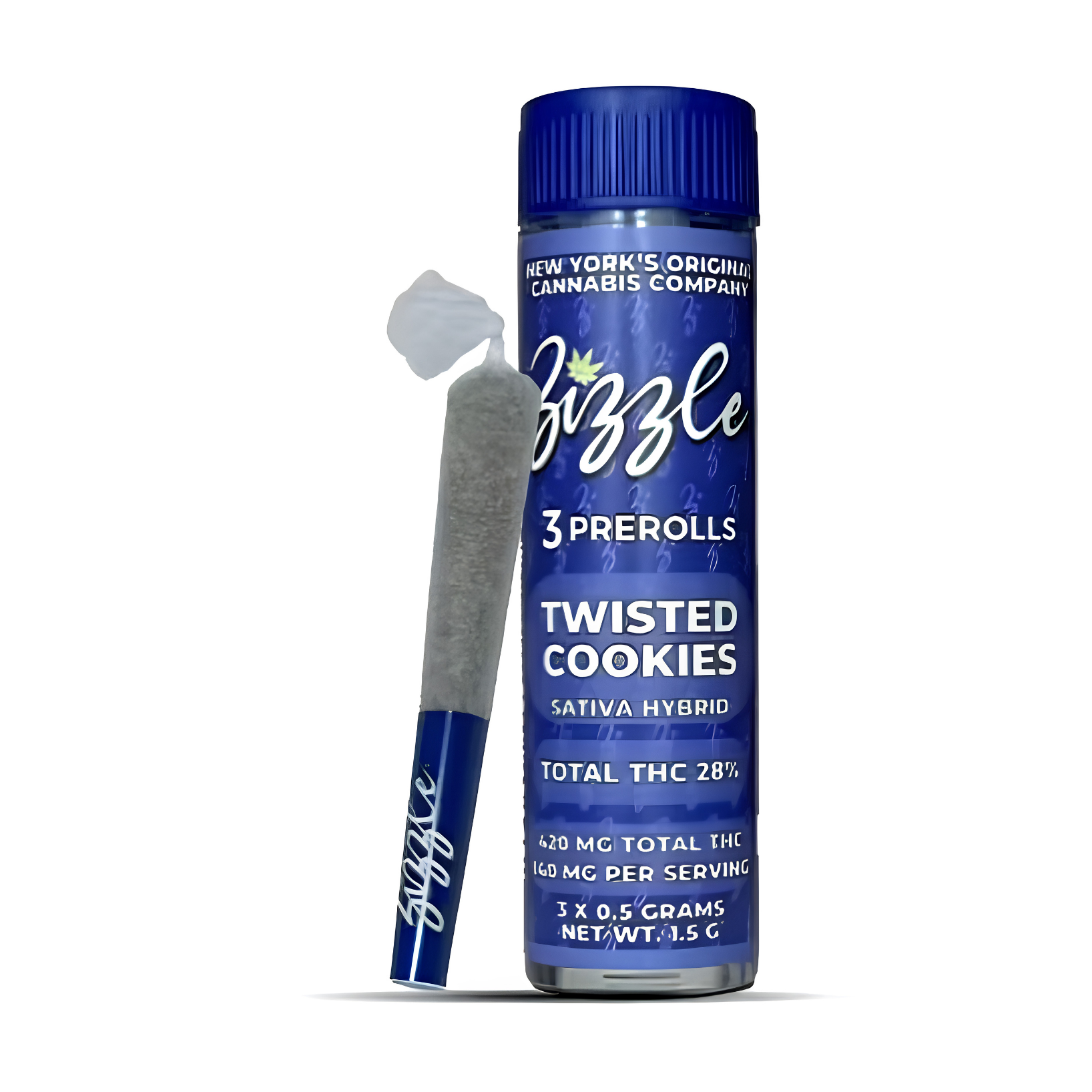 Zizzle - Twisted Cookies Preroll 3pk - 1.5g