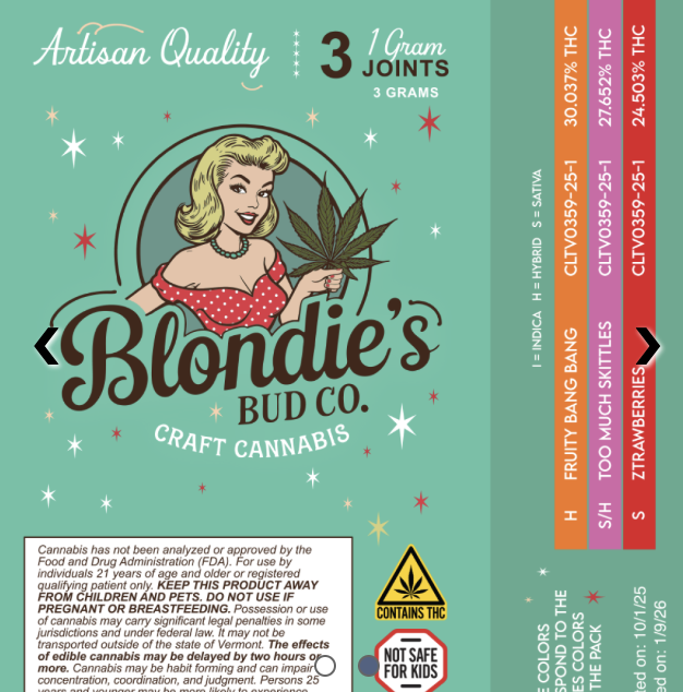 Blondie's Sativa 3pk