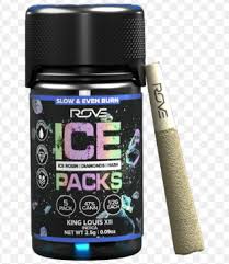 INFUSED (1pk x 1g) Purple Trainwreck Ice Pack Preroll by Rove (DOH)