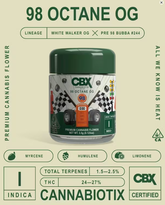 98' OCTANE FLOWER [I]