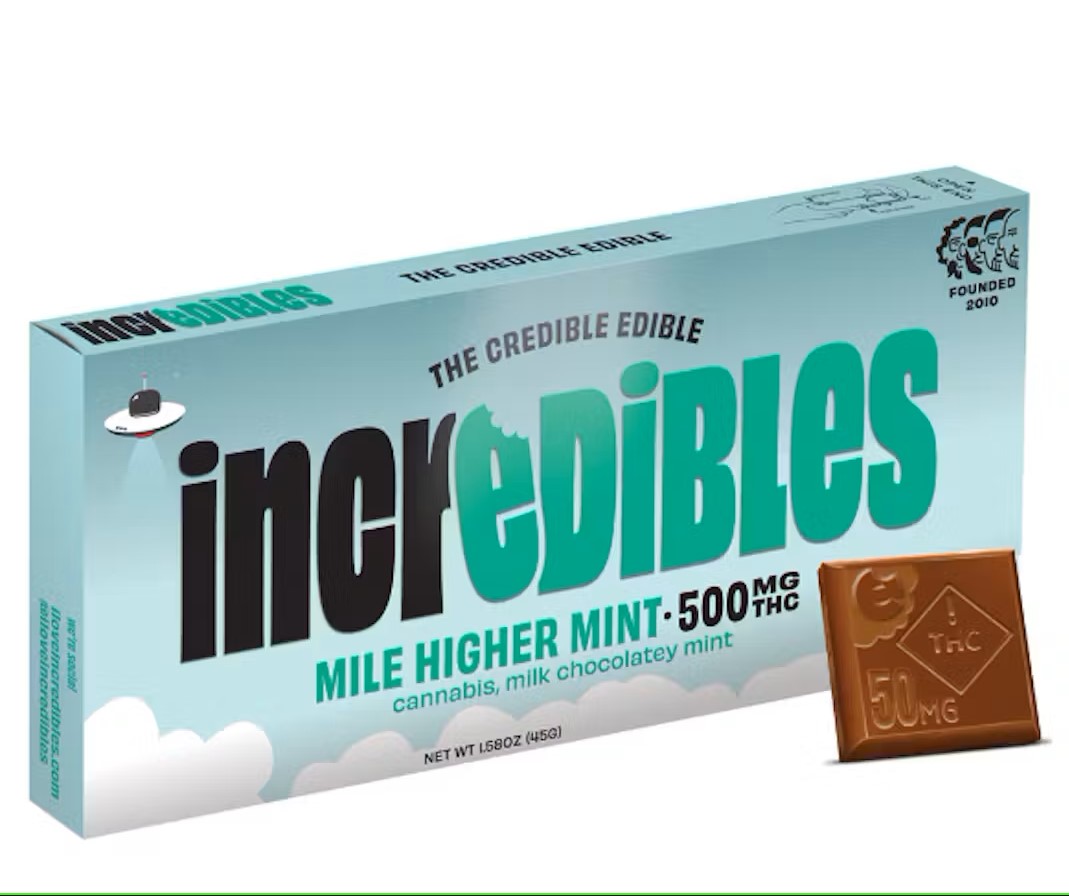 High Dose Mile Higher Mint Bar (MED) 500mg