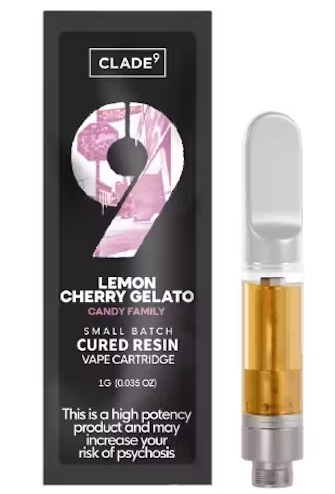 Clade9 - Lemon Cherry Gelato - 1g - Vape Cartridge