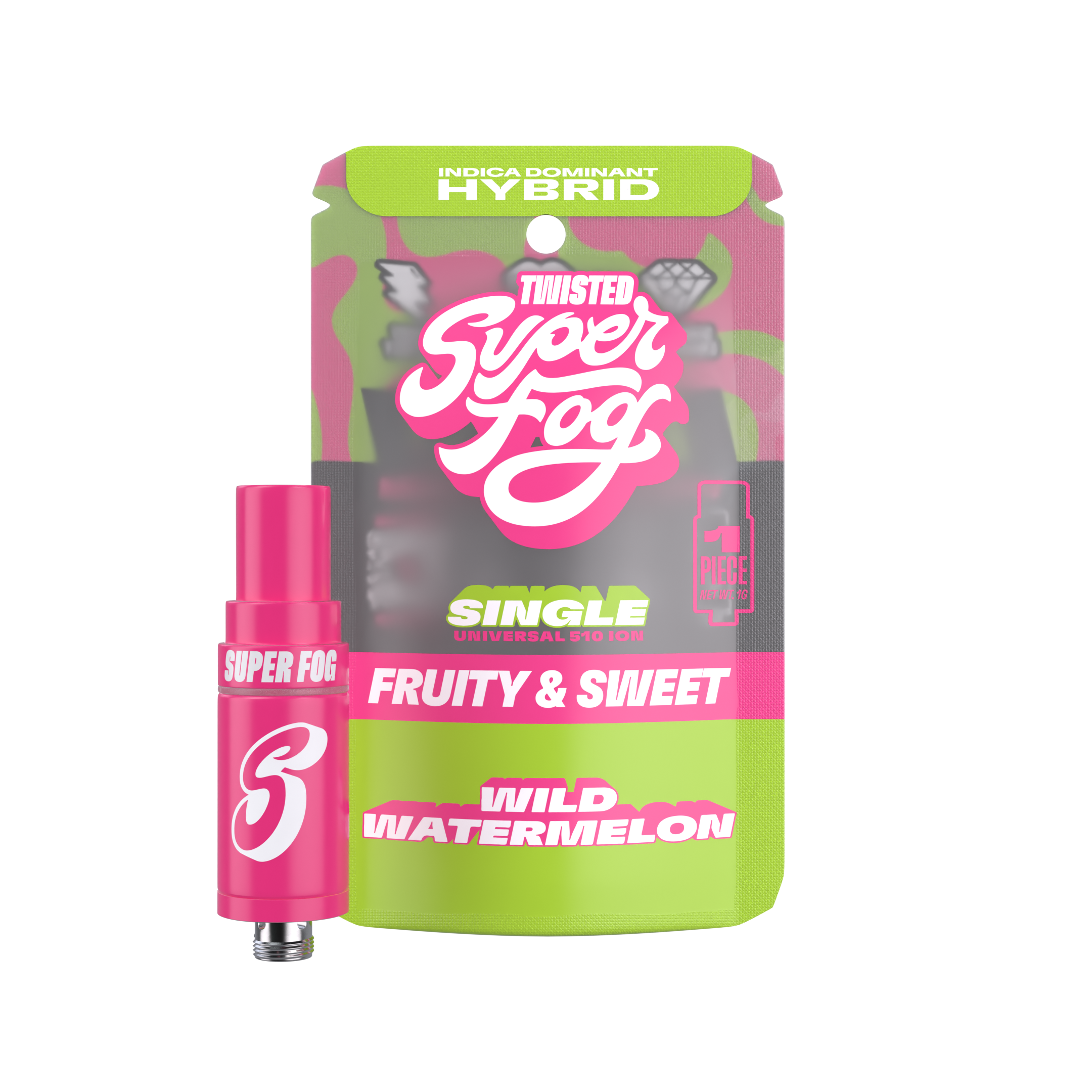 Mfused 1g Diamonds Cartridge - Wild Watermelon