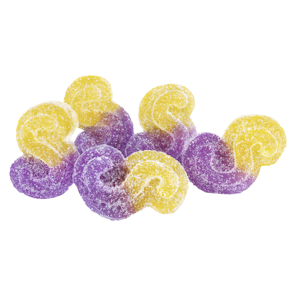 Peach Passionfruit 1:1:1 CBN CBD THC Gummies | 5x2mg