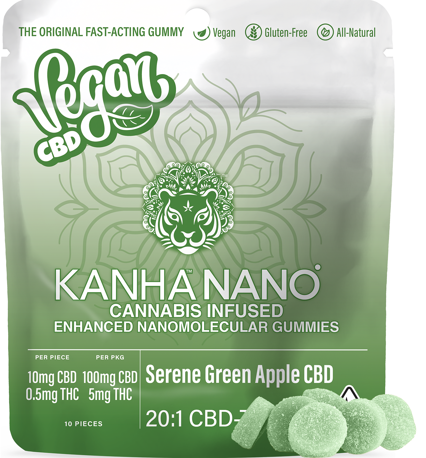 KANHA — Serene Green Apple Nano 10