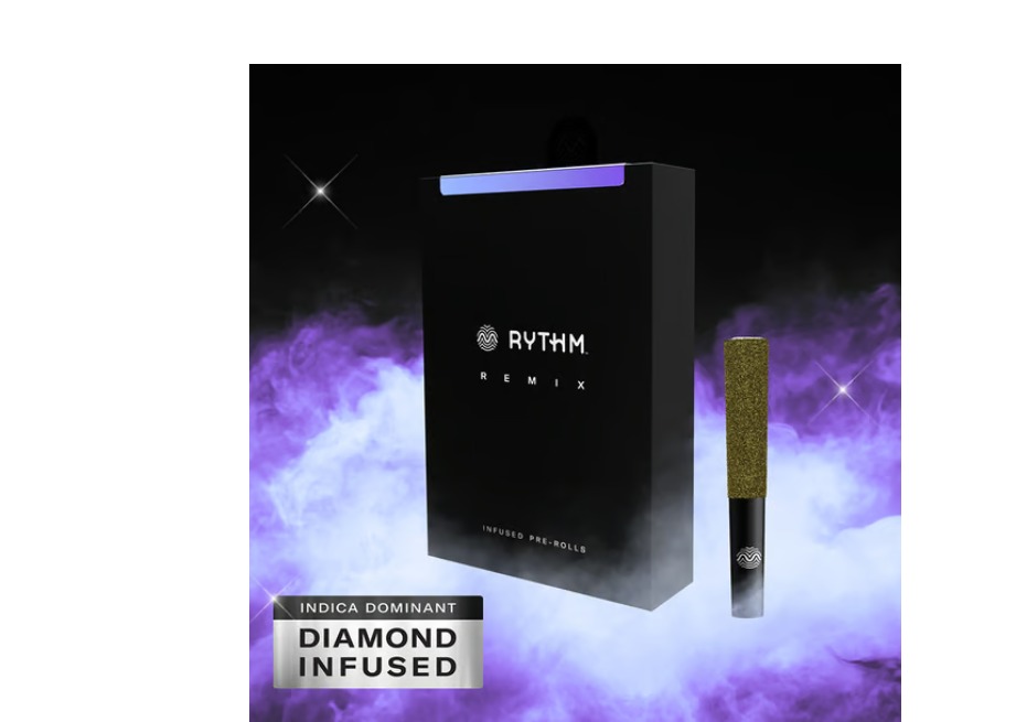 Rythm - Blueberry Kush Diamond Infused Prerolls 5pk - 2.5g