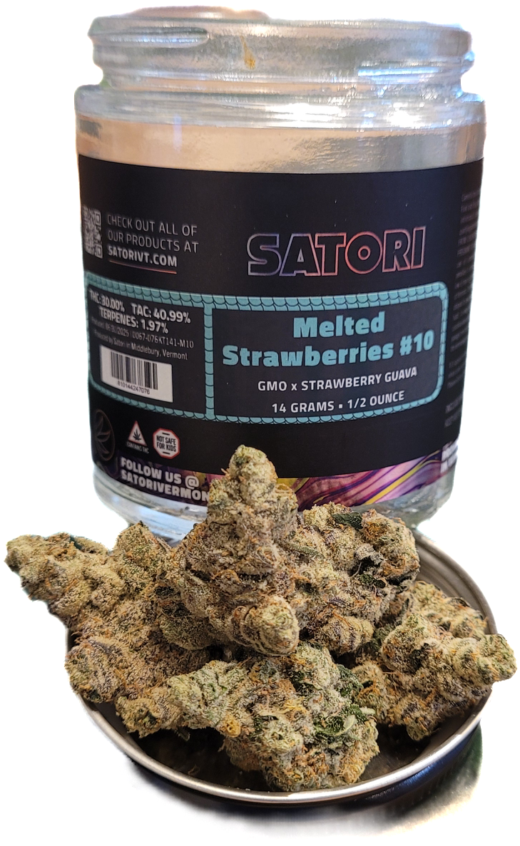 Melted Strawberries Buds Jar