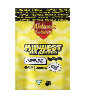 Midwest Extracts Lemon Love Gummy 200mg