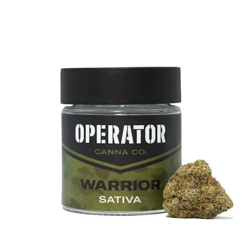 Operator Warrior Sativa - Large Bud - 3.5g - Indoor Bazooka Haze | Sativa | Staten Island Dispensary | Pickup & Delivery