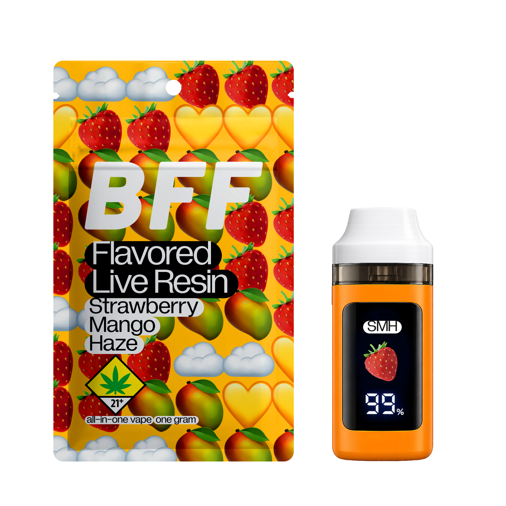 BAE - SMH - Strawberry Mango Haze | Flavored Live Resin | 1g | DOH