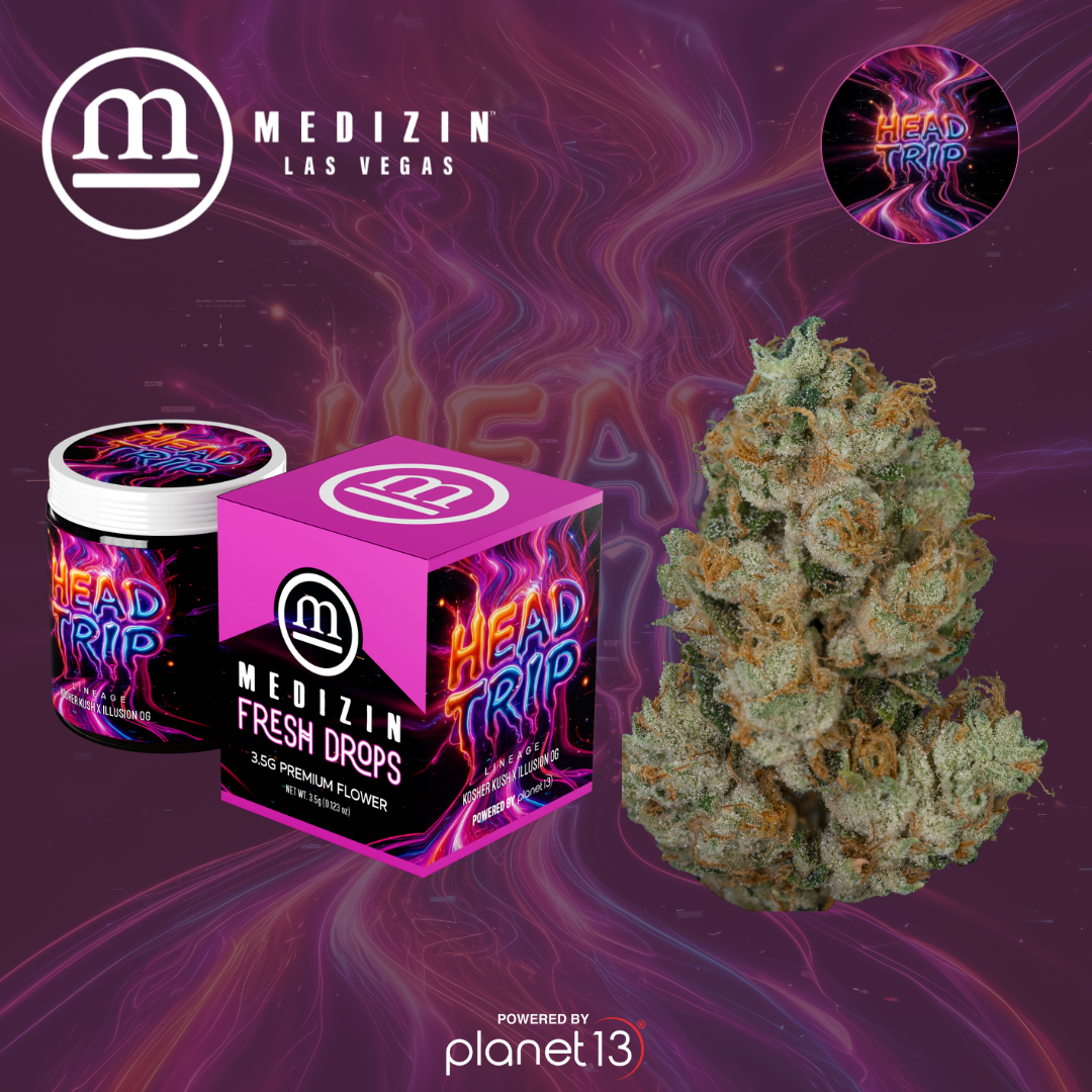 Medizin FRESH DROP Head Trip 3.5g Prepack | Planet 13 Las Vegas
