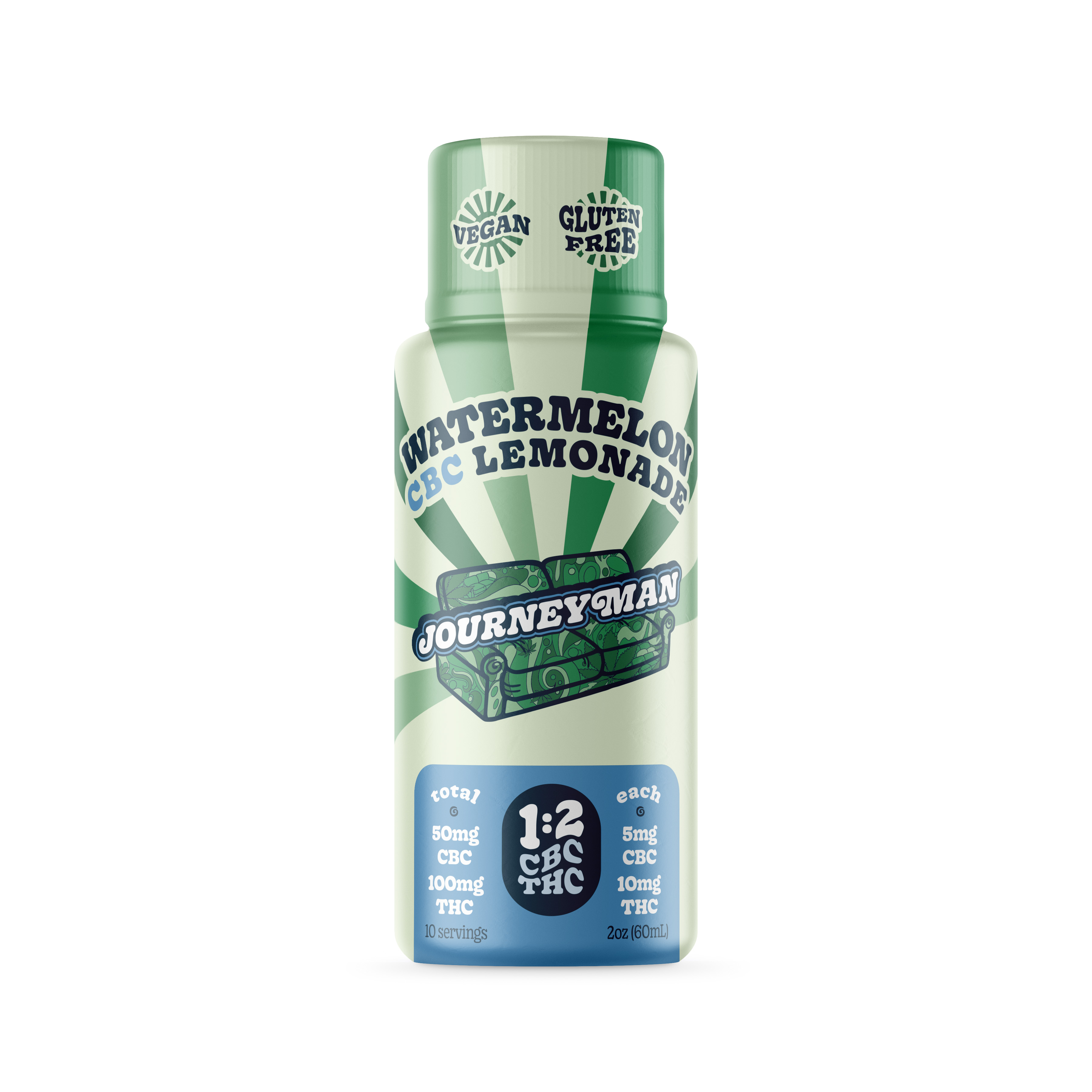 JOURNEYMAN - 1:2 CBC Watermelon Lemonade (50mg CBC/100mg THC)