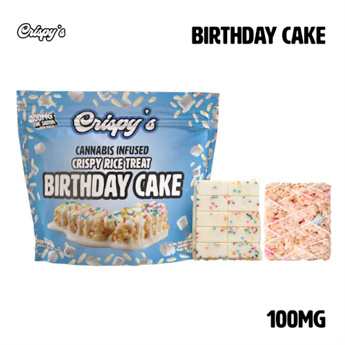 Crispy Birthday Cake Rice Treat