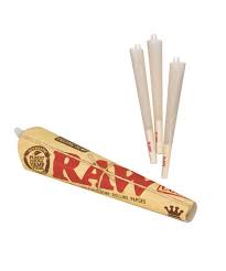 Raw Organic King Size Pre-Rolled Cones 3pk