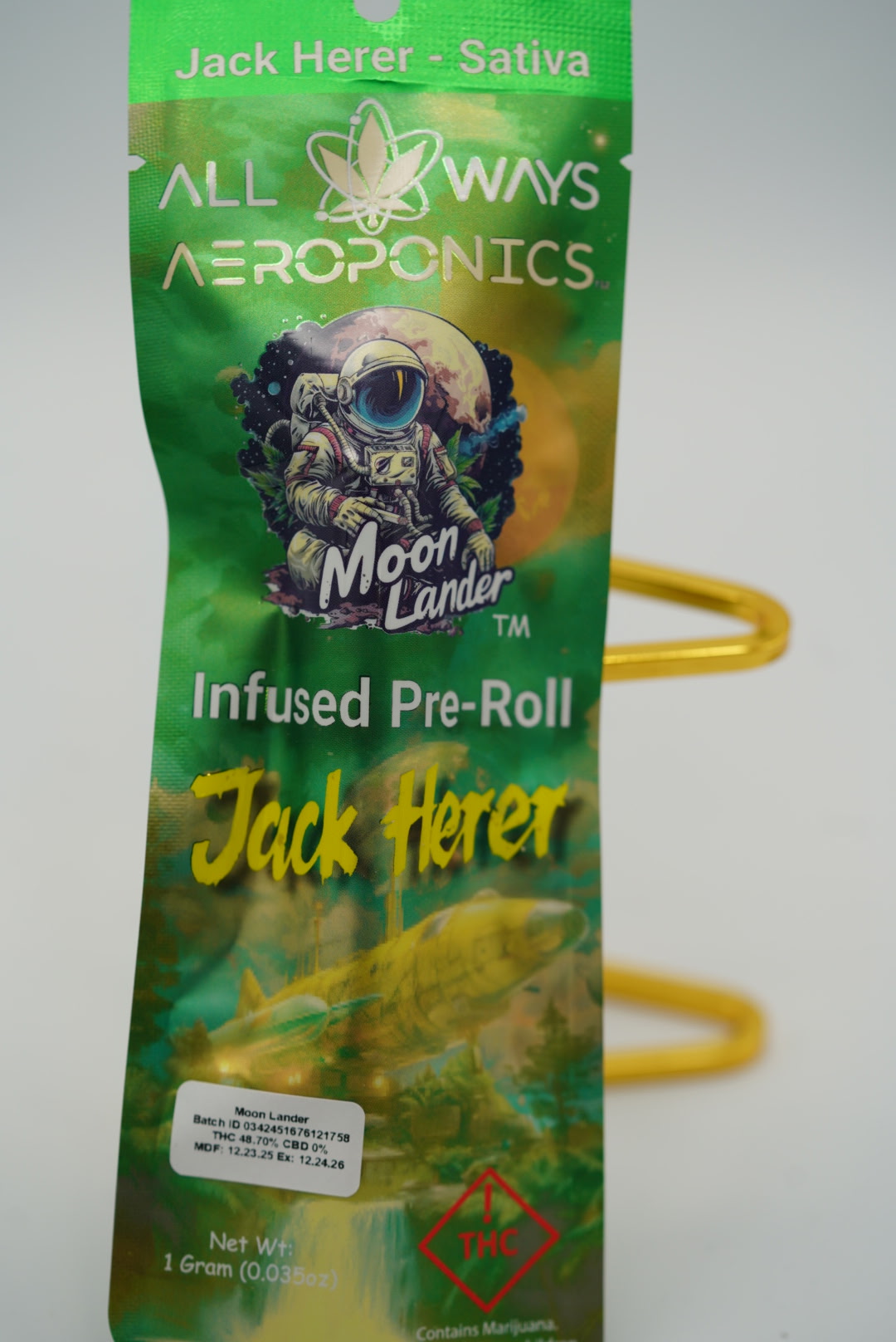 Moon Lander - Infused Preroll - Jack Herer