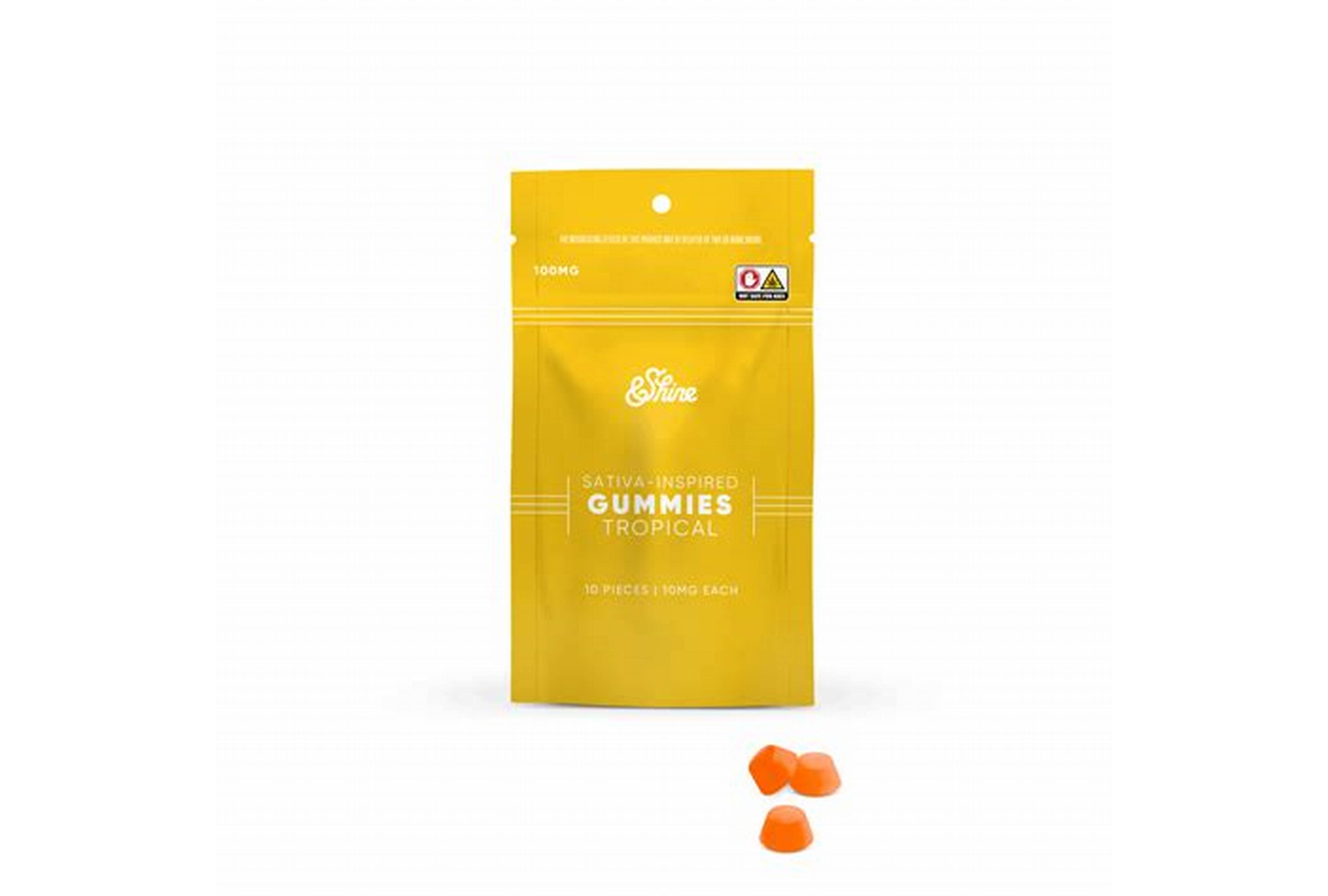 &Shine Bites Tropical 10mg x 10-Pack