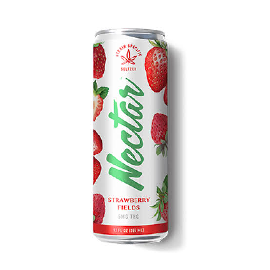 Strawberry Fields  Infused Seltzer | 5mg | Nectar