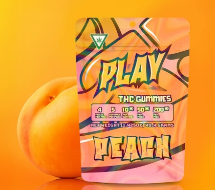 Peach | 200mg Gummies 4pk | 4x50mg