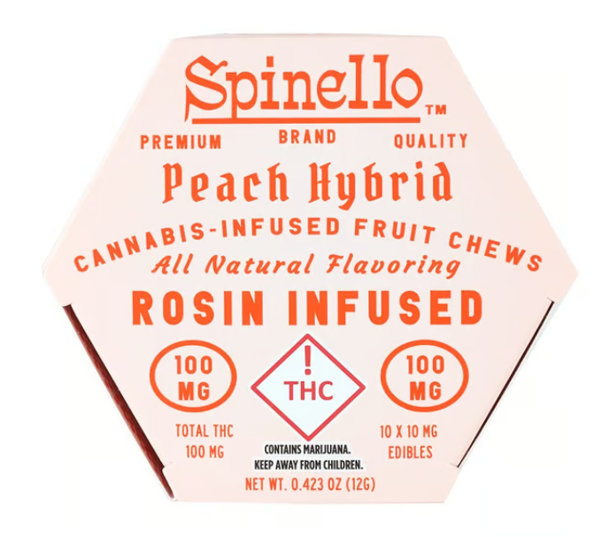 Peach - Hybrid - Rosin Fruit Chew - 100mg (1pk)
