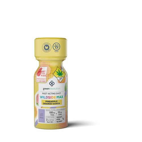 Wildside Pineapple Orange Guava 2:1 CBN MAX Shot