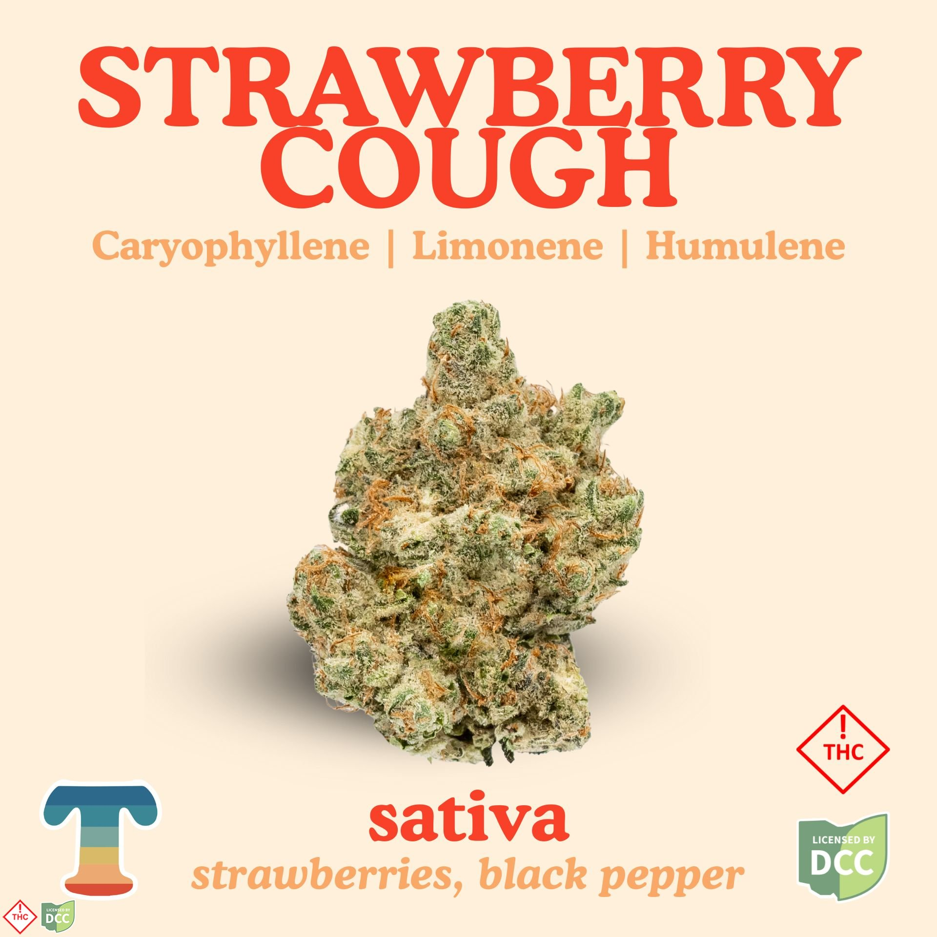 Strawberry Cough 1G Preroll - Sativa