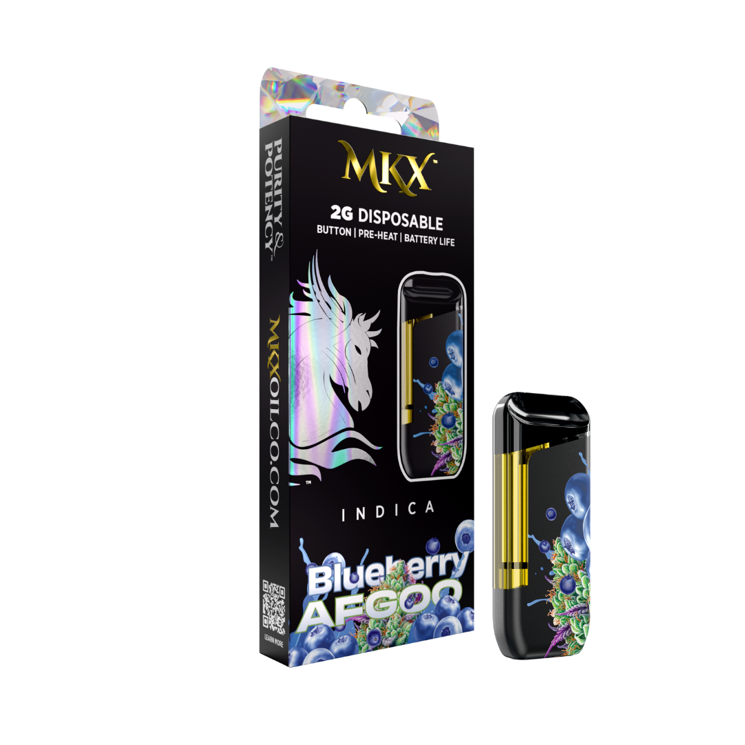 2g MKX Disposable - Blueberry Afgoo 2g Disposable - Indica