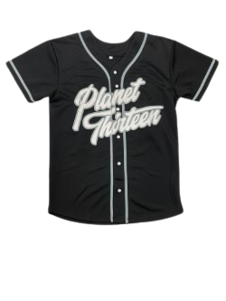 Black & Silver P13 Jersey XS | Planet 13 Waukegan