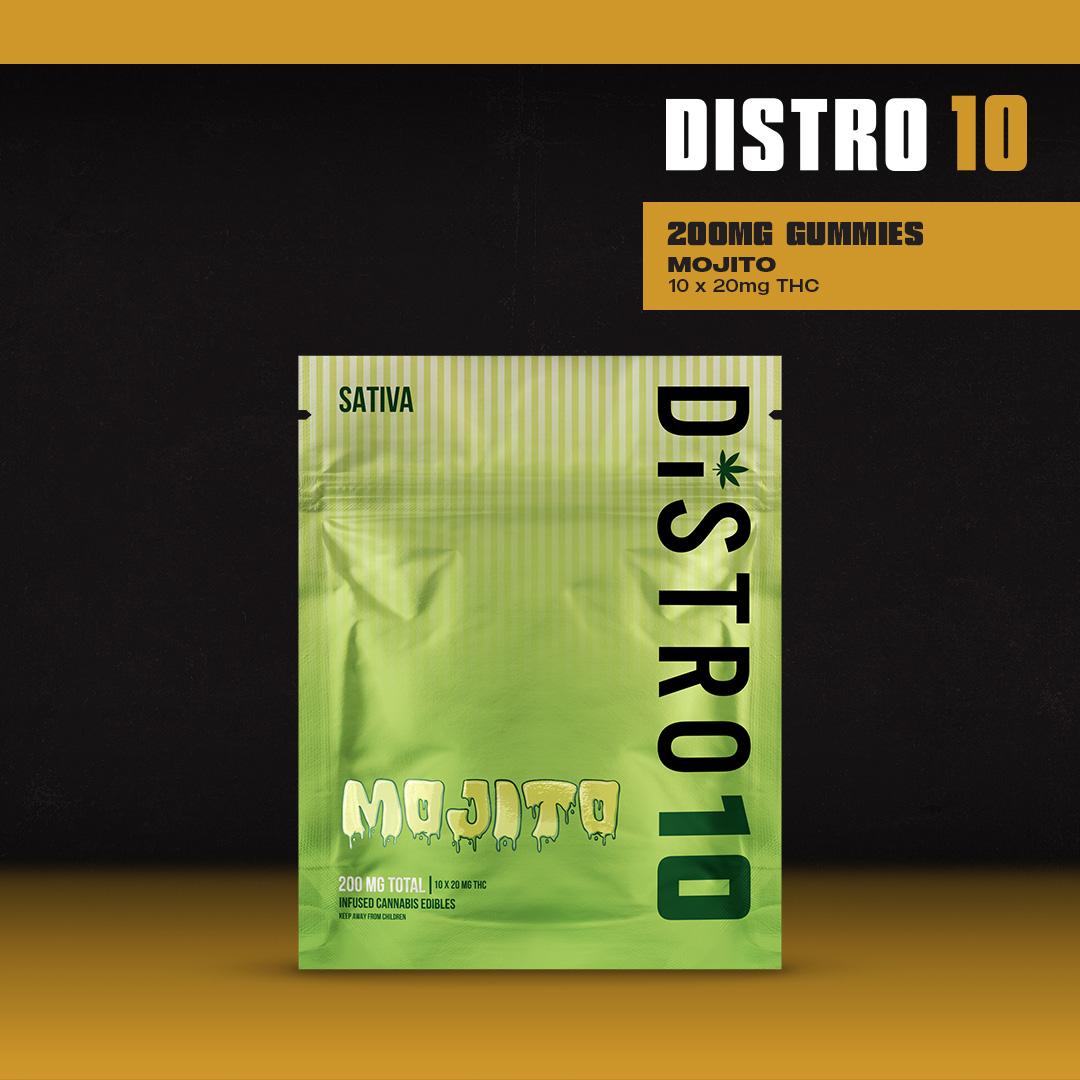 Distro 10 | 200mg Gummies | Mojito